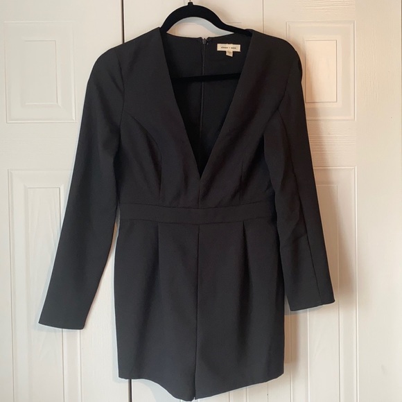 ✨ Silence + Noise Deep-V Long-sleeve Romper | Small - Picture 4 of 10